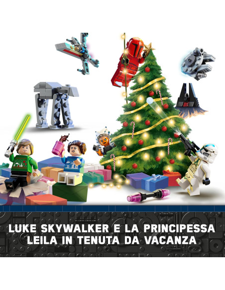 Lego Star Wars - Calendario Dell'avvento Natale 2024 