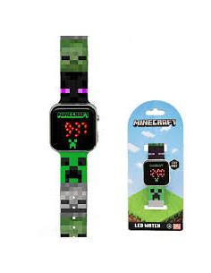 Mr Genio Orologio Led Minecraft