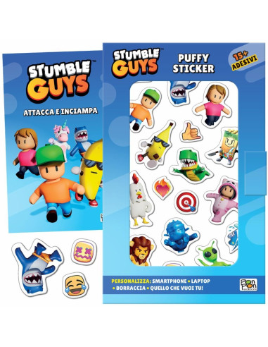 Attacca e inciampa. Puffy sticker