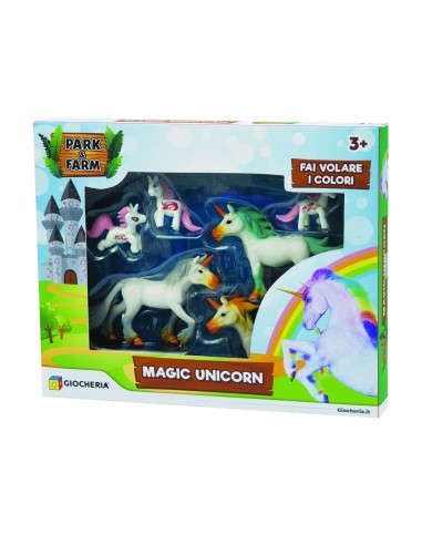 Park e Farm set 4 unicorni 2 modelli