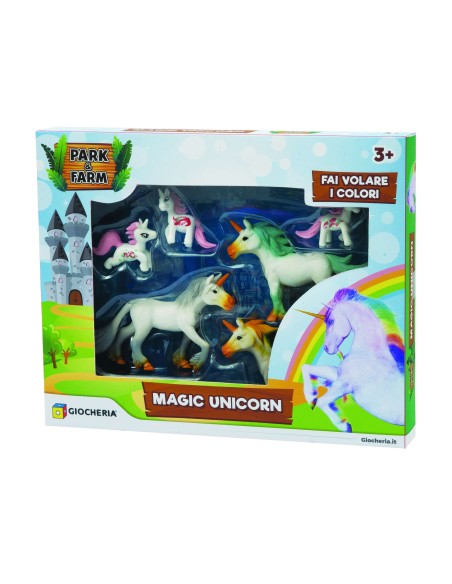 Park e Farm set 4 unicorni 2 modelli
