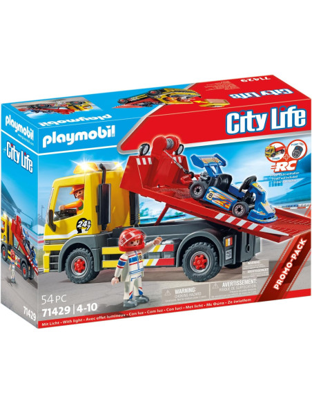 Playmobil Carro attrezzi con Go Kart