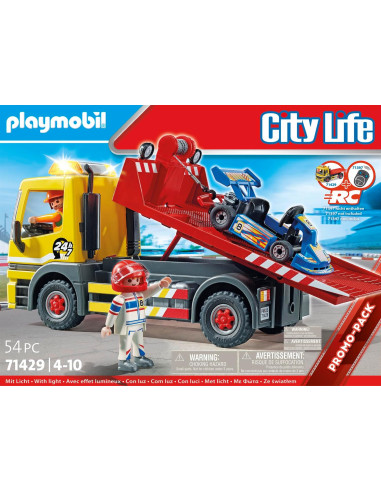 Playmobil Carro attrezzi con Go Kart