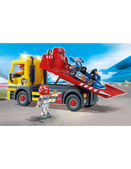 Playmobil Carro attrezzi con Go Kart