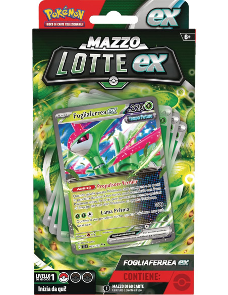 Pokemon mazzo lotte ex-fogliaferrea/ex-tapu koko