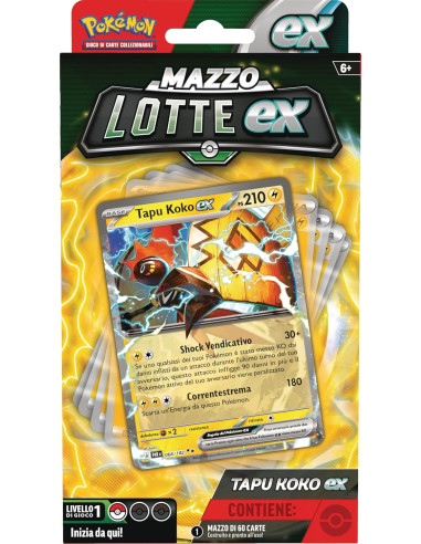 Pokemon mazzo lotte ex-fogliaferrea/ex-tapu koko