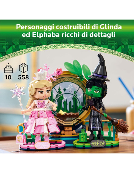 Lego Wicked - Personaggi di Elphaba e Glinda 