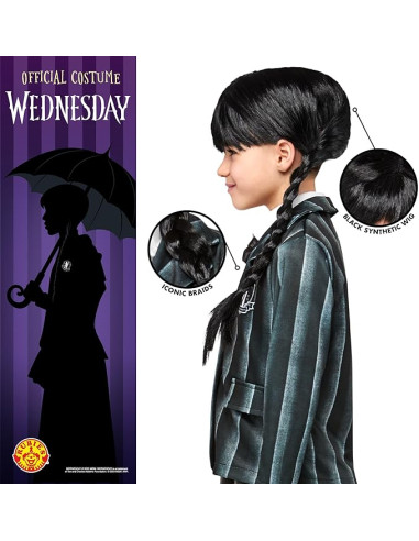 Rubie's - Parrucca Wednesday Inf