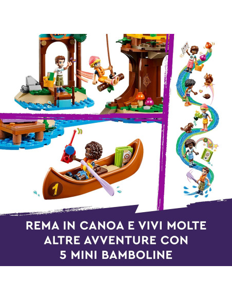 Lego Friends - La Casa sull'Albero al Campo Avventure