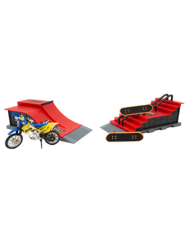 Fast Wheels Set con Moto e 2 Skate
