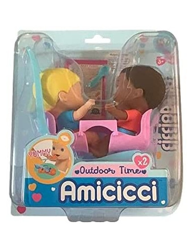Cicciobello Amicicci Passeggino Doppio