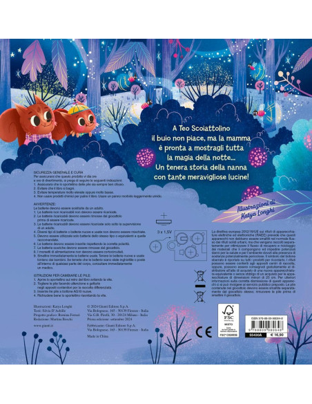 Giunti - Il magico libro della buonanotte. Con magiche lucine