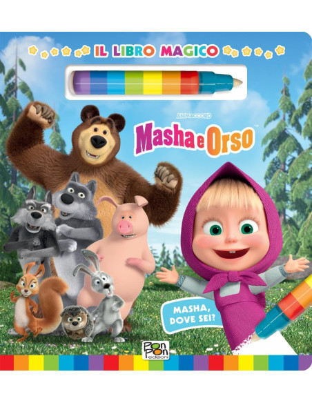Giunti - Masha, dove sei? con pennarello ad acqua