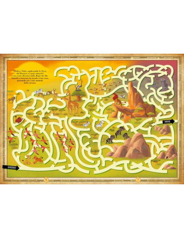 Giunti - Libro Puzzle, Dove vivono il Re Leone...