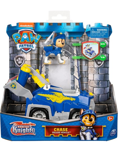 Paw Patrol - Veicolo Rescue Knights di Chase