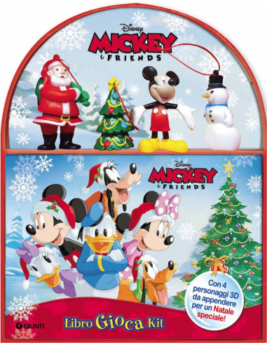 NATALE MICKEY AND FRIENDS LIBRO GIOCAKIT