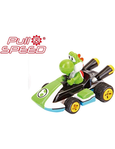 Nintendo Kart 8 Veicolo Pull Speed Yoshi