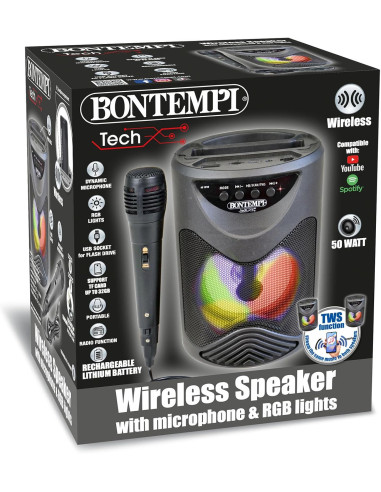 Bontempi - Amplificatore Wireless con microfono...
