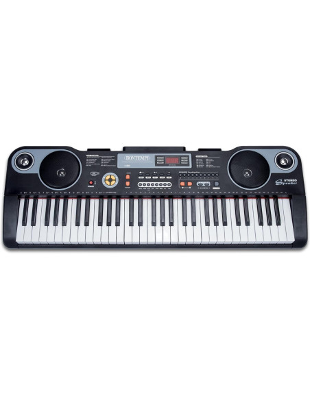 Bontempi - Tastiera digitale 61 tasti a passo professionale con USB