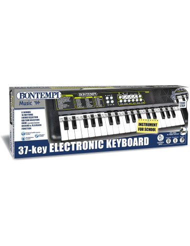 Bontempi - Tastiera scuola 37 tasti Passo Midi NEW