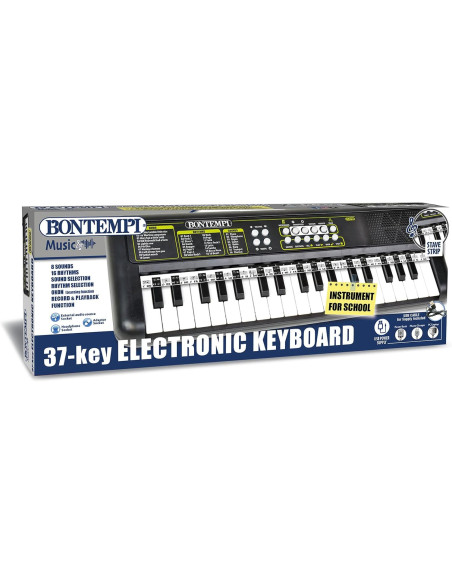 Bontempi - Tastiera scuola 37 tasti Passo Midi NEW