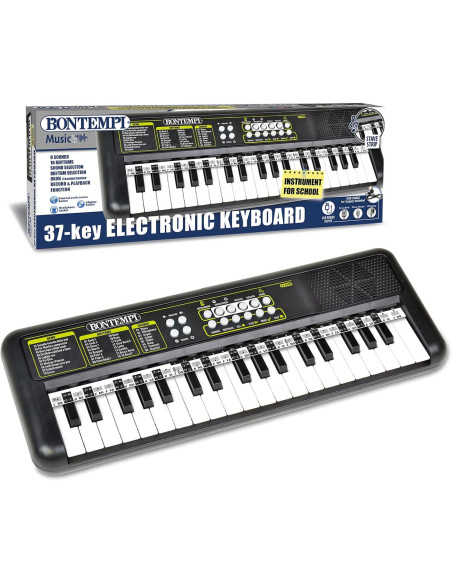 Bontempi - Tastiera scuola 37 tasti Passo Midi NEW