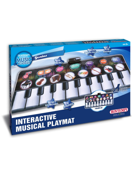 Bontempi Tappeto Elettronico Musicale 148x60cm