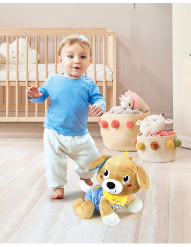 Clementoni - Baby Cagnolino Gattona Con Me 