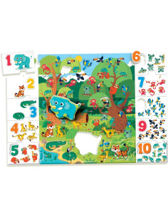 Clementoni - Puzzle Gigante dei numeri 2