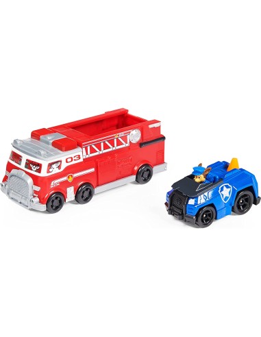PAW PATROL Die-cast Camion dei pompieri e Marshall
