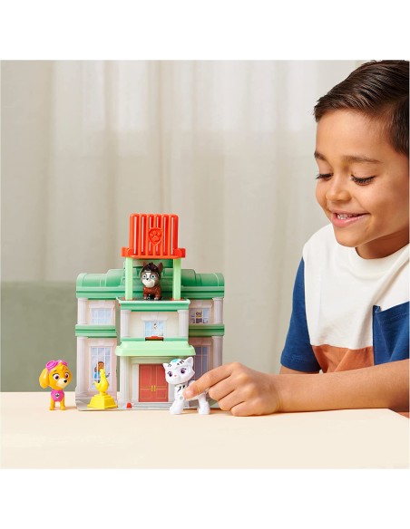 Paw Patrol Mini playset di salvataggio cat pack con 3 personaggi ass.to
