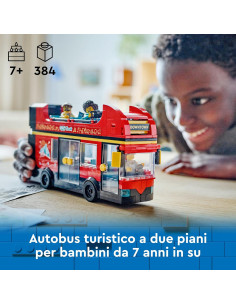 Lego City - Autobus Turistico Rosso a Due Piani 2