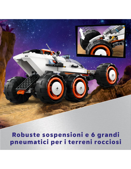 Lego City Space - Rover esploratore spaziale e vita aliena