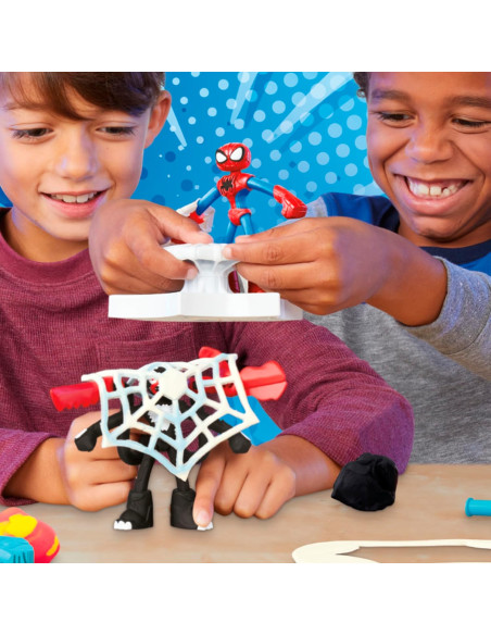 Play Doh Spiderman Launch e Slice Battle