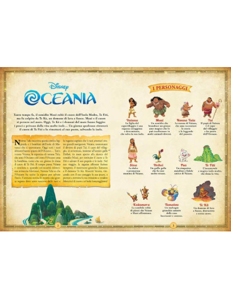 Giunti - Dove vivono Vaiana e altri amici d’avventura. Mappe in puzzle.