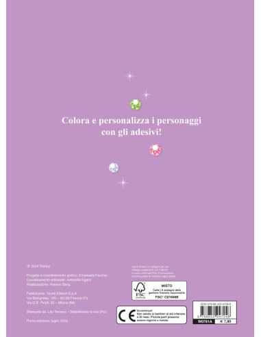 Giunti - Cenerentola, Belle e Tiana. Vesti la...