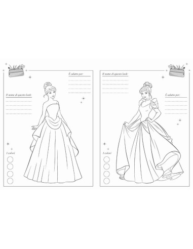Giunti - Cenerentola, Belle e Tiana. Vesti la...