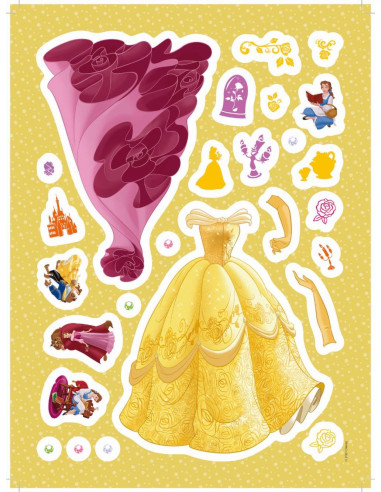 Giunti - Cenerentola, Belle e Tiana. Vesti la...