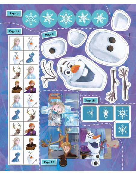 Giunti - Frozen. Mega sticker. Ediz. a colori 