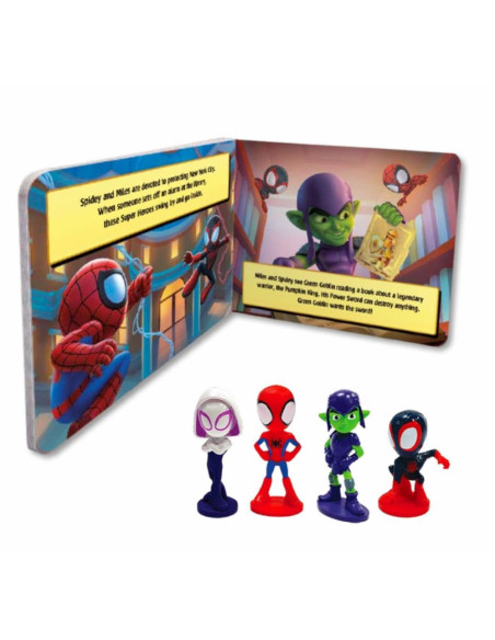Giunti - Spidey e i suoi fantastici amici Baby box con 4 figurine 3D