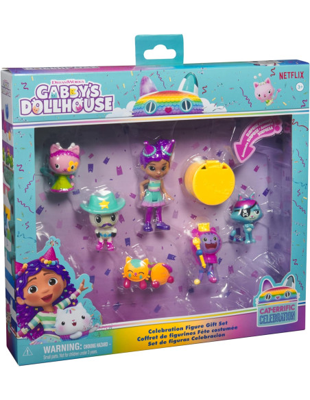 Gabby's DollHouse - Set Deluxe con personaggi in versione Celebrazione