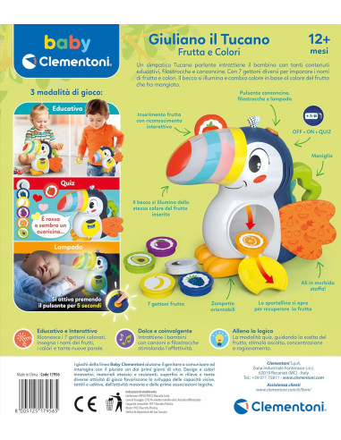 Clementoni Baby Giuliano il Tucano Frutta e...