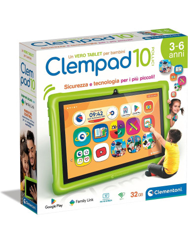Clempad 10'' 3-6 anni
