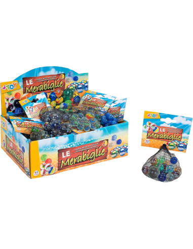Merabiglie Biglie in Vetro Set 10 Assortite 