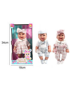 BAMBOLOTTO 'CUORE DI MAMMA' C/SUONI ASS.TO