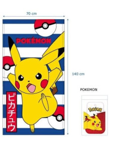 TELO MARE CM. 70X140 MICROFIBRA 'POKEMON'