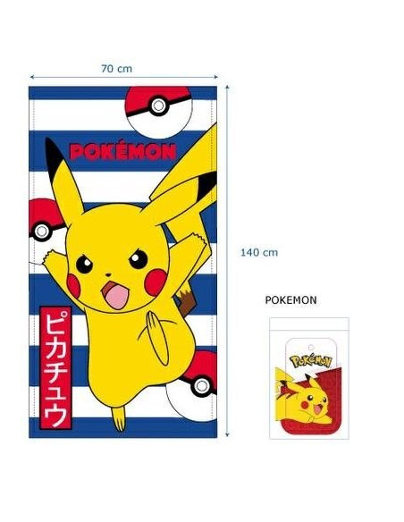 TELO MARE CM. 70X140 MICROFIBRA 'POKEMON'
