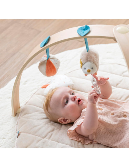 Nattou Palestrina con Arco di Legno Beige, Mila, Zoe e Lana