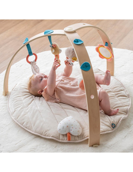 Nattou Palestrina con Arco di Legno Beige, Mila, Zoe e Lana