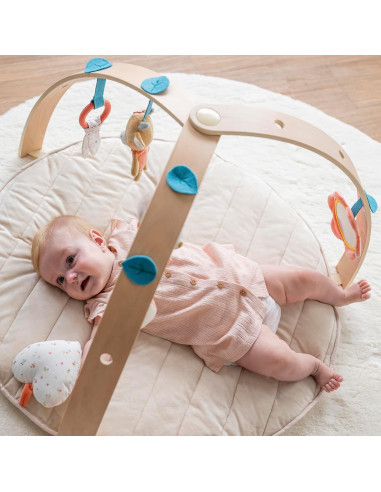 Nattou Palestrina con Arco di Legno Beige,...